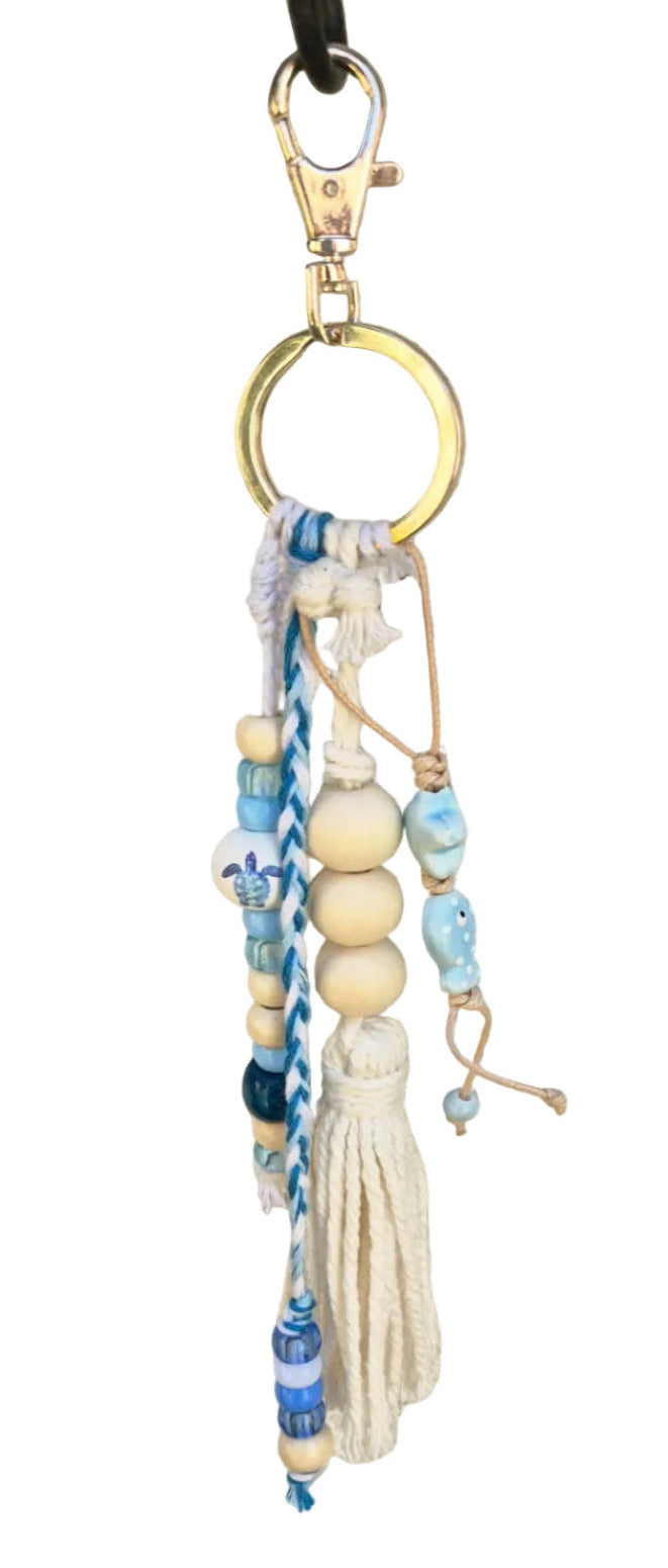 Boho Key Ring - Ocean