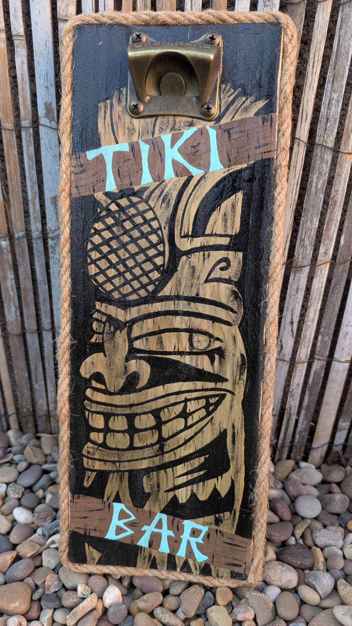 Tiki Bar - With Bottle Opener