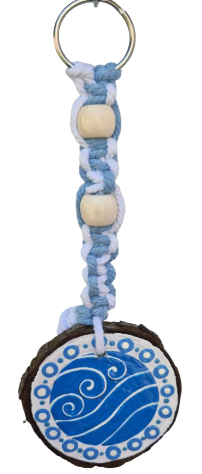 Boho Key Ring - Wave