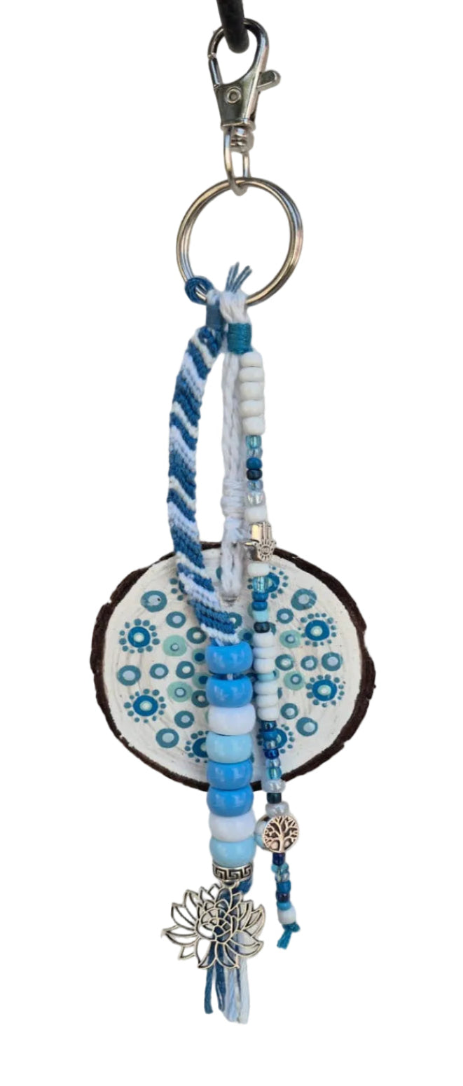 Boho Key Ring - Mandala