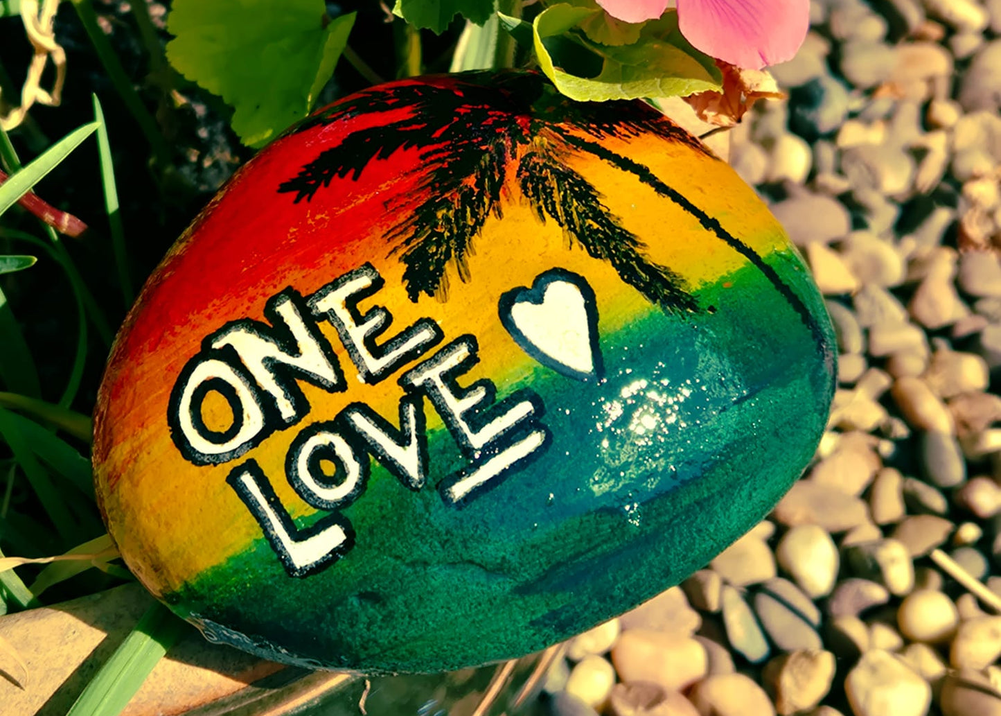 One Love - Large Pebble