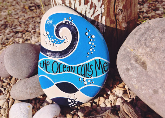 The Ocean Calls Me - Large Pebble