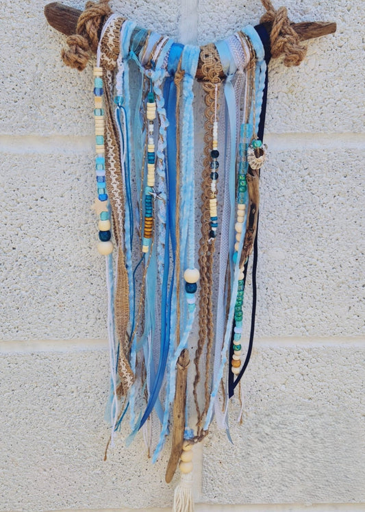 Ocean Boho Driftwood Wall Hanging