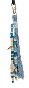 Boho Key Ring - Azure
